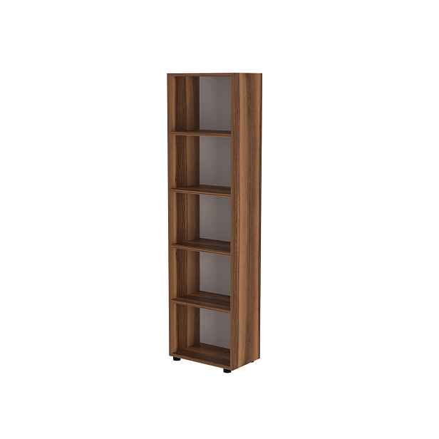 Regál LUVI 178 cm, ořech DOPRODEJ