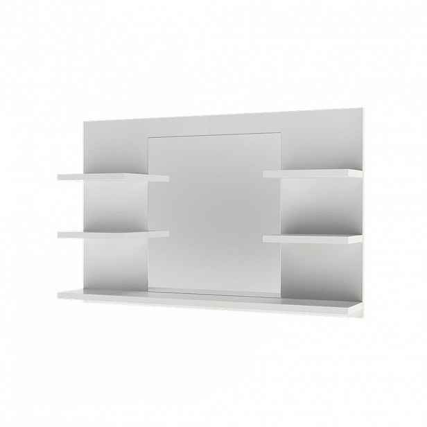 Vicco KOUPELNOVÁ ZRCADLOVÁ SKŘÍŇKA Wilbur Bílá 78 x 50 cm s policemi
