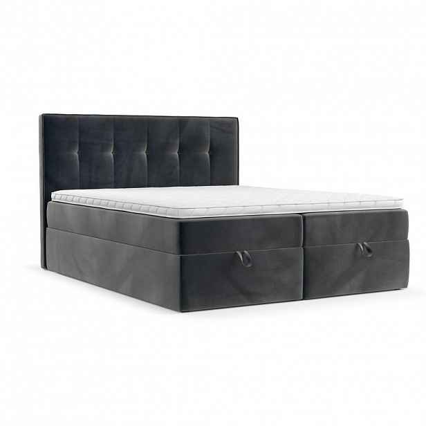 AltaBeds POSTEL BOXSPRING TIVRA 180/200 Antracitová