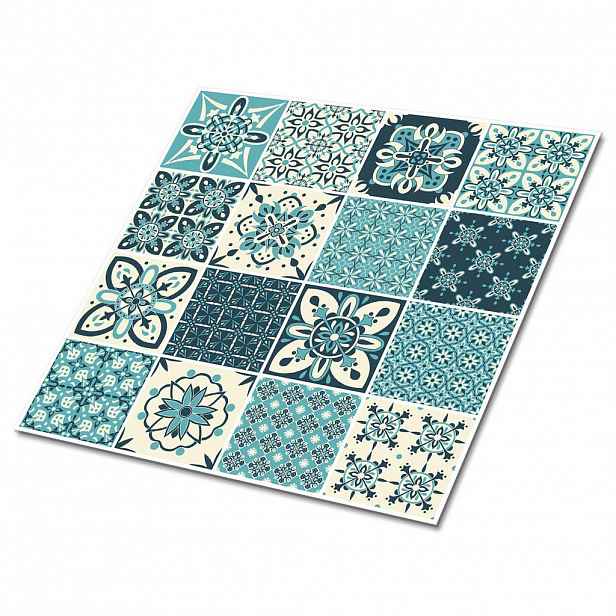 TULUP SAMOLEPICÍ OBKLADY NA STĚNU 9 ks 30x30 cm Portugalský vzor
