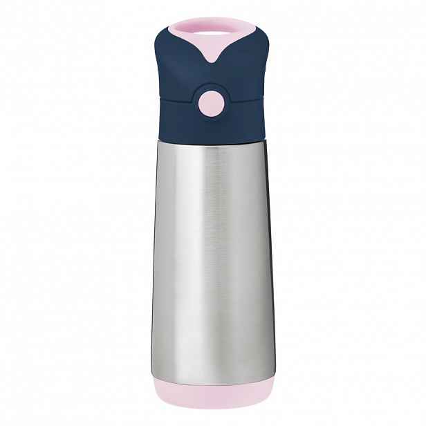 b.box Termoska na pití s brčkem 500 ml varianta: indigo/růžová