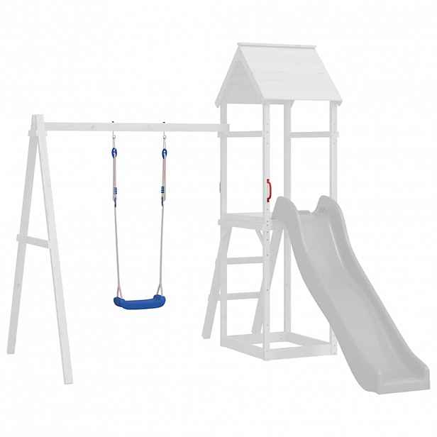 vidaXL Houpačkové sedáky s lany 2 ks modré 37 x 15 cm polyethylen
