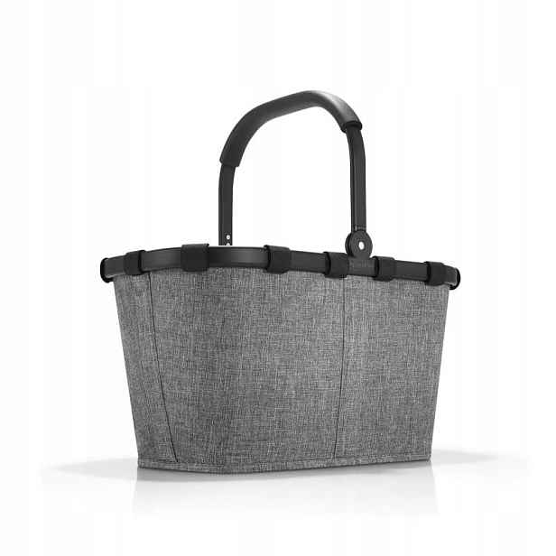 Košík carrybag twist silver polyester, 22 l