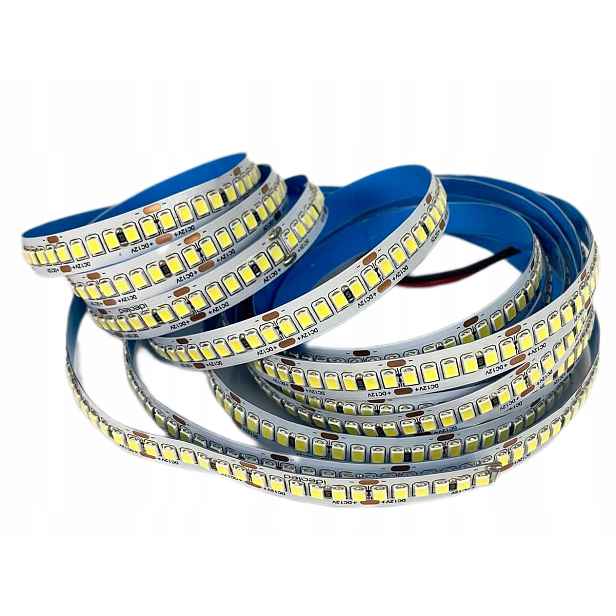 Silná Led páska 2835 240D/m 24W bílá přírodní 5 m