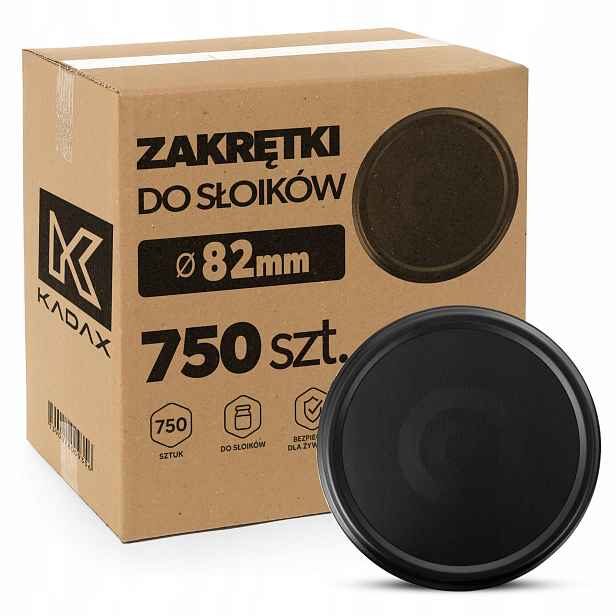 750x Uzávěry Na Sklenice Na Med FI82 Karton Uzávěry Víčka 6-ZÁVĚSNÉ