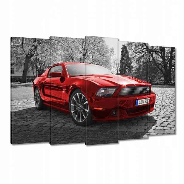 Obrazy 150x95 Červený Ford Mustang Usa