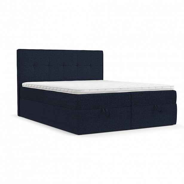 AltaBeds POSTEL BOXSPRING TIVRA 180/200 Námořnická modrá