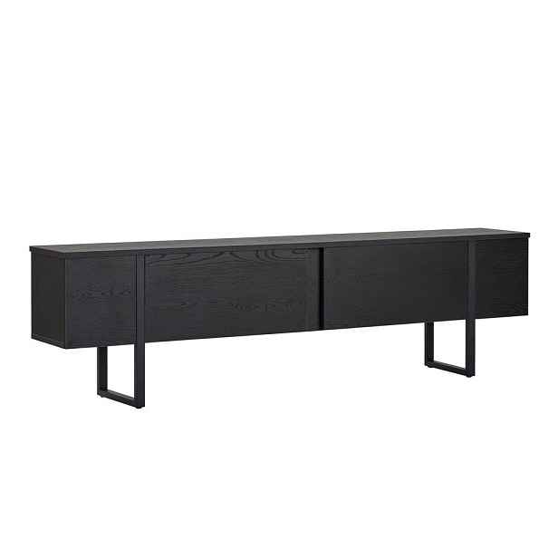 Černý TV stolek 180x50x30 cm Onera – Kalune Design