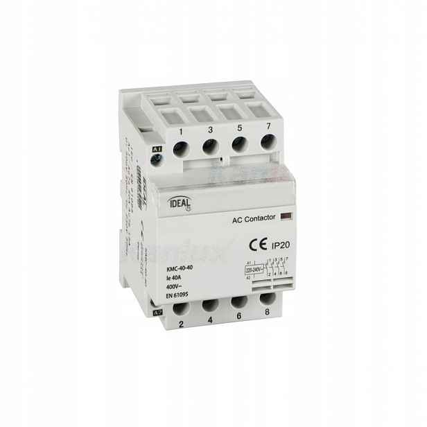 Ideal Kanlux Modulární stykač 4NO 40A 230V KMC-40-40 23254