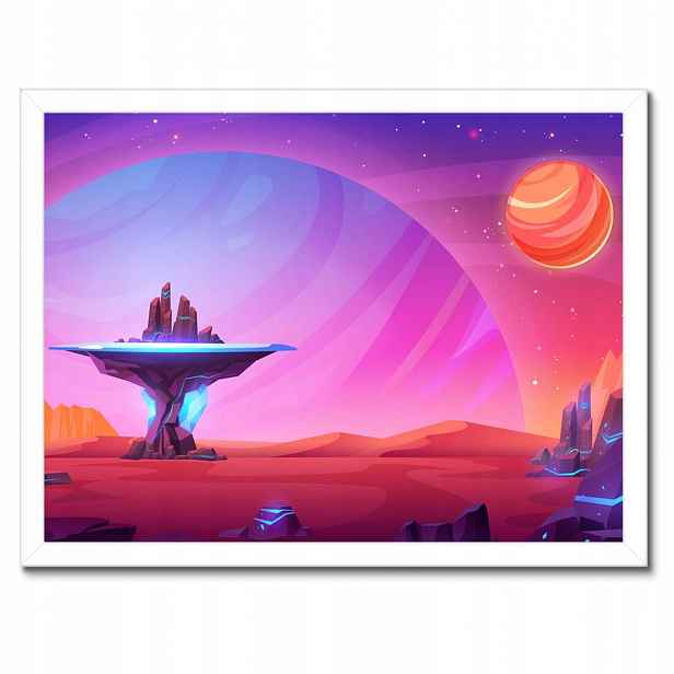 Plakáty v rámu 40x30 Vesmír planeta