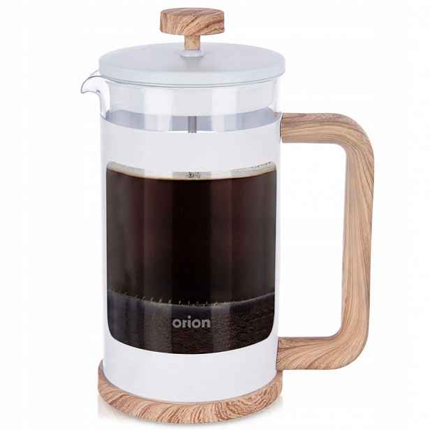 Skleněný pístový zavařovač na kávu a čaj Whiteline 650 ml