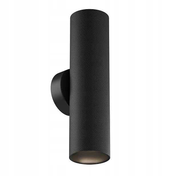 Maytoni Nástěnná lampa Artisan černá tuba 20 cm 2xGU10 10W hliník