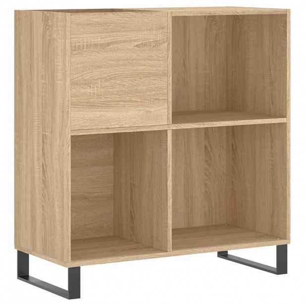 vidaXL Skříňka na LP desky dub sonoma 84,5x38x89 cm kompozitní dřevo