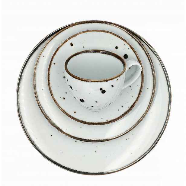 Alumina Bogucice – jídelní set pro 6 osob, bílý
