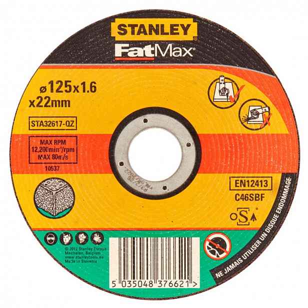 Stanley - Řezný kotouč na kámen 125x22,2 mm STA32617-QZ