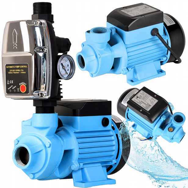 Tichá Zahradní Pumpa 370 W 35 L/min S Ovladačem A Vypínačem Čerpadla Na Vodu