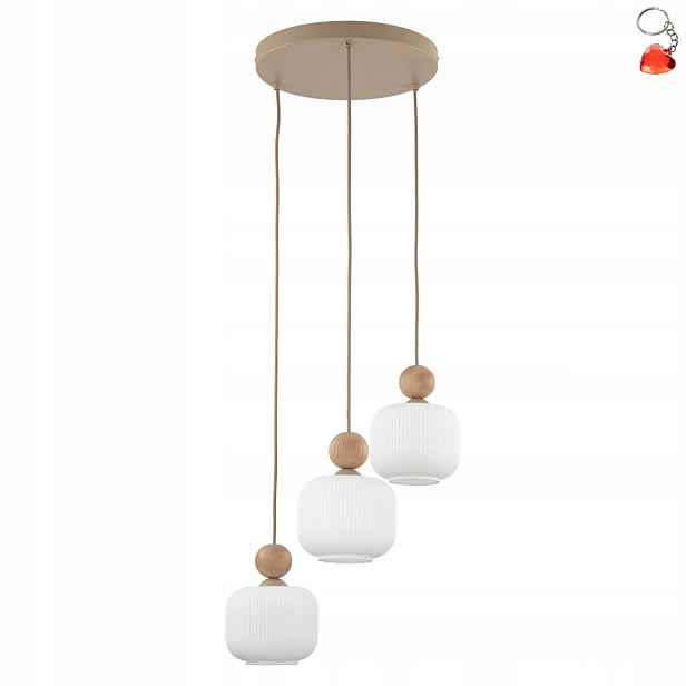 Závěsné svítidlo Ballo White 3x E14 120 cm Regulace Salon Metal Tk Lighting