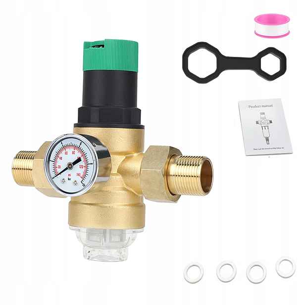 Membránový Reduktor Tlaku Vody S Filtrem 3/4" DN20
