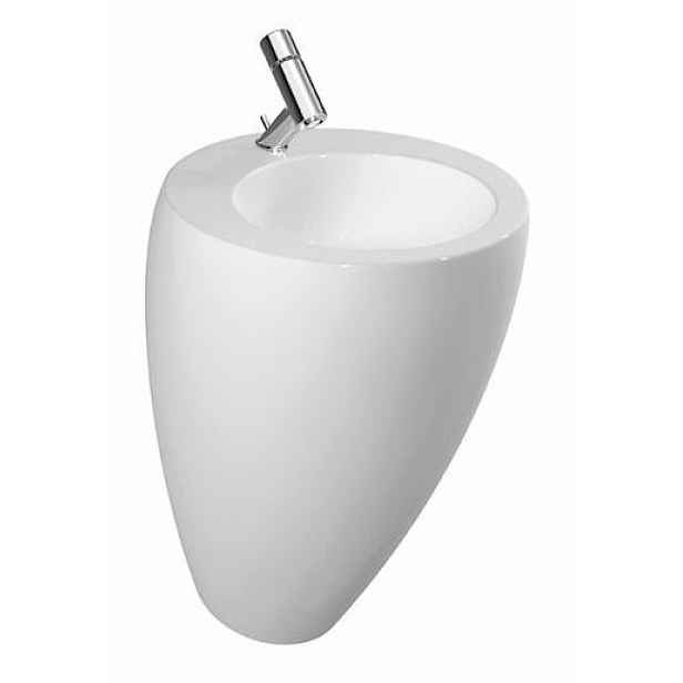 Umyvadlo Laufen Alessi 53x53 cm otvor pro baterii uprostřed H8119714001041