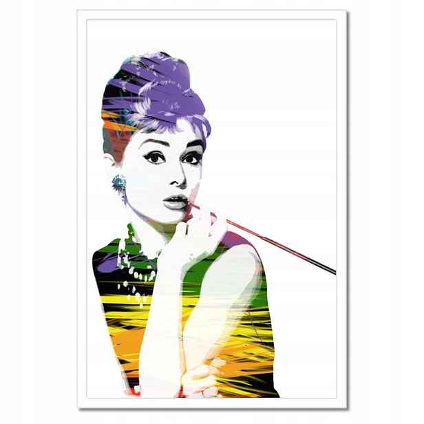 Plakáty v rámu 40x60 Audrey Hepburn Cigaretka