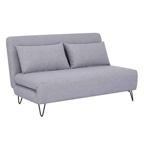 Casarredo Rozkládací pohovka ZELDA šedá/černá