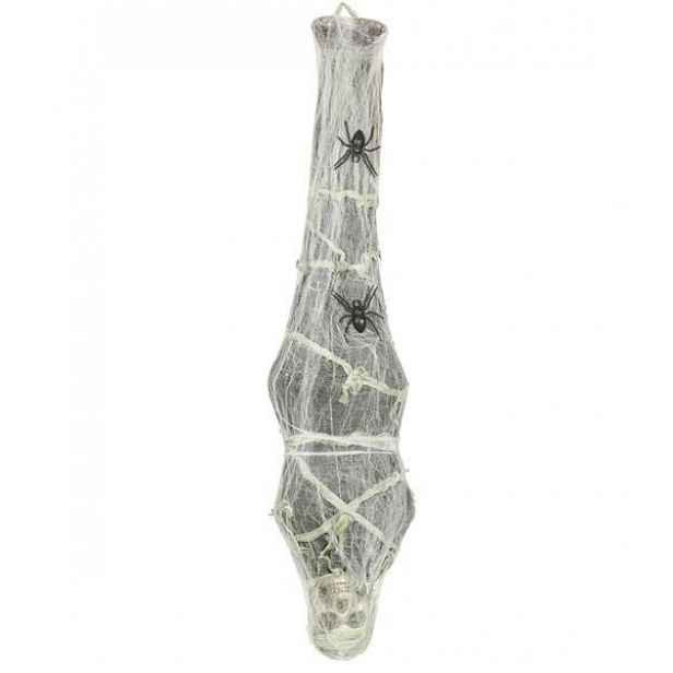 Kostra V Pavučině Dekorace 120 CM Halloween