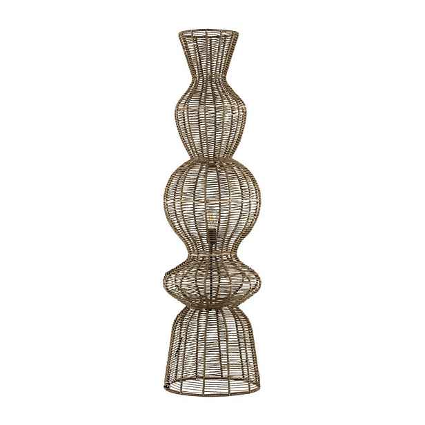 Provazová stojací lampa v přírodní barvě (výška 136 cm) Breena – Nova Luce