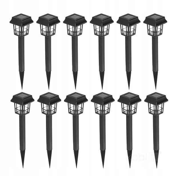 Solární zapichovací lampa 12 ks Led 0,06 W 6500 K Fusion Kobi