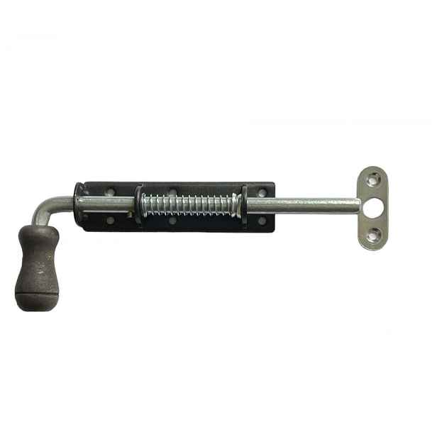WSPU 200c Zástrč pružinová s dřev. koncovkou černá 200x30mm
