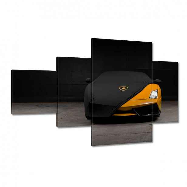 Obrazy 130x80 Oranžové auto