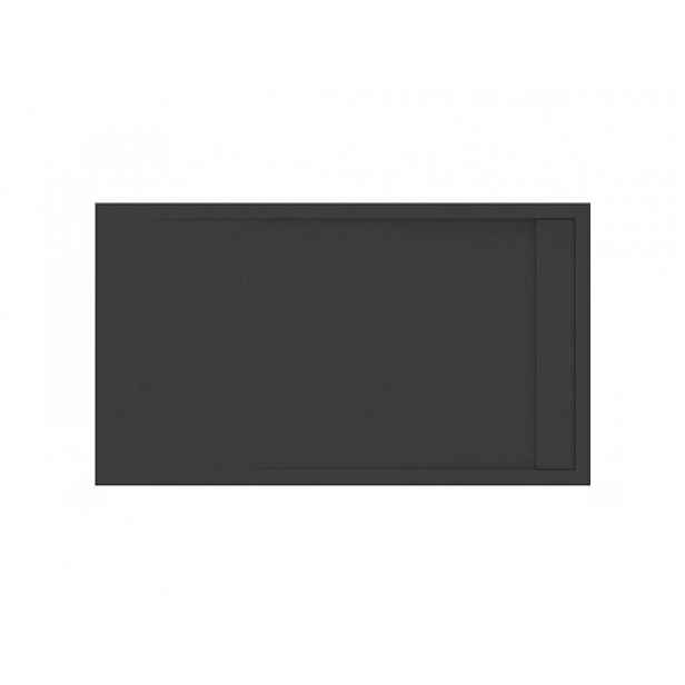 Sprchová vanička obdélníková Ravak Sandstone Pro 180x90 cm litý mramor černá XA03Y743010
