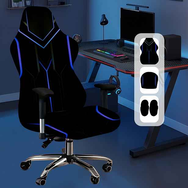 TEMU Potah na židli, Unikátní vzorový design, Digitální umístění tisku, Potah na kancelářskou a herní židli, Výrazný designový styl, Vysoce elastický