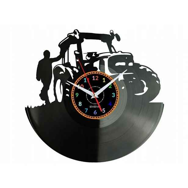 Farmářův farmář Traktor Nápad na Dárek Nástěnná Dekorace z vinylové desky