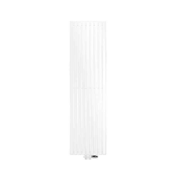 LuxeBath KOUPELNOVÝ radiátor Stella 480 x 1800 mm, bílý, s průchozím ventilem