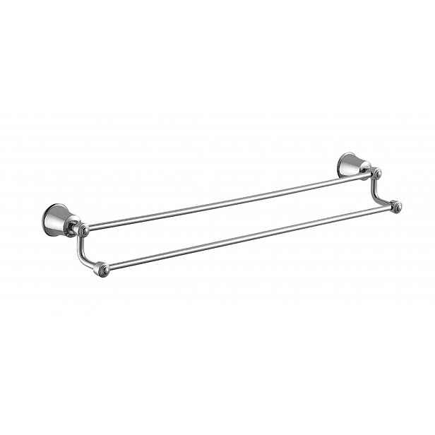 OMNIRES Art Line - Dvojitý držák ručníků, délka 65 cm, chrom AL53226CR