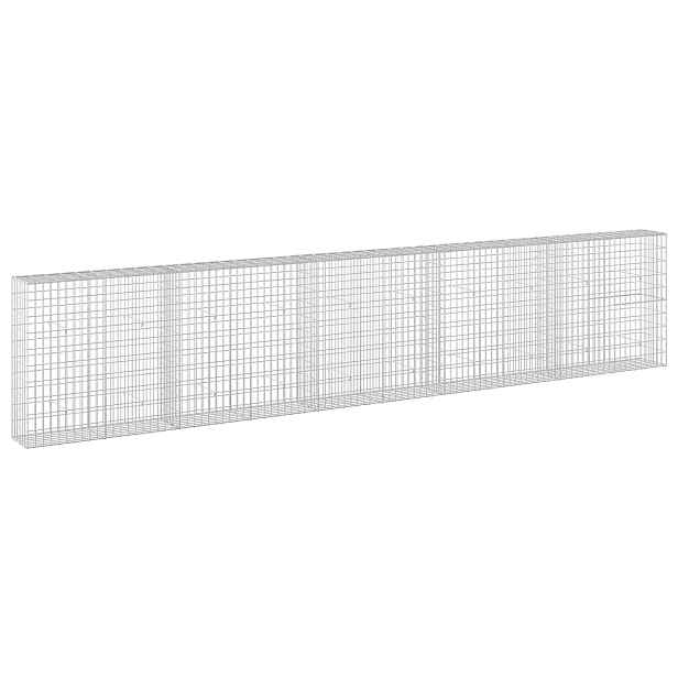 vidaXL Gabion s drátem 5 mm a síťkou 5x10 cm 500x30x100 cm