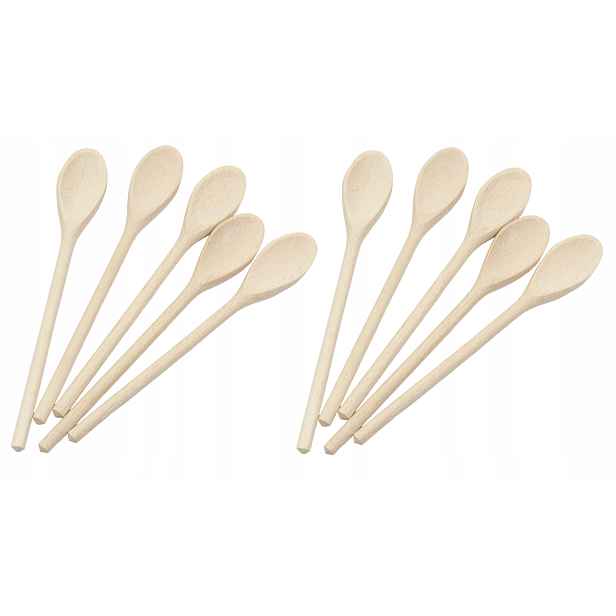 Dřevěná lžíce mini lžička na cukr sůl 16 cm 100 kusů
