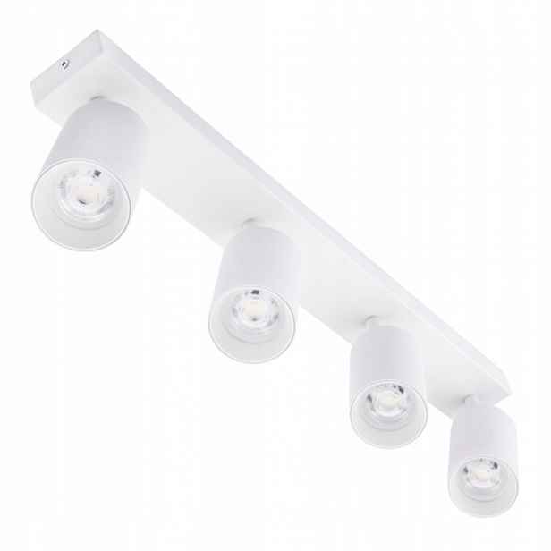Lampa Qualis Spot Stropní nástěnné svítidlo Reflektor Halogenové svítidlo Bílá