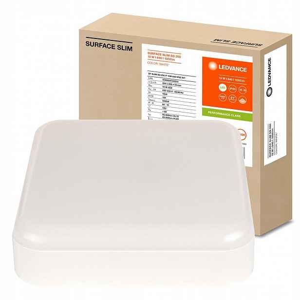 Led panel Svítidlo Stropní Svítidlo 10W 1050lm 4000K Nástěnná Bílá 20x20cm