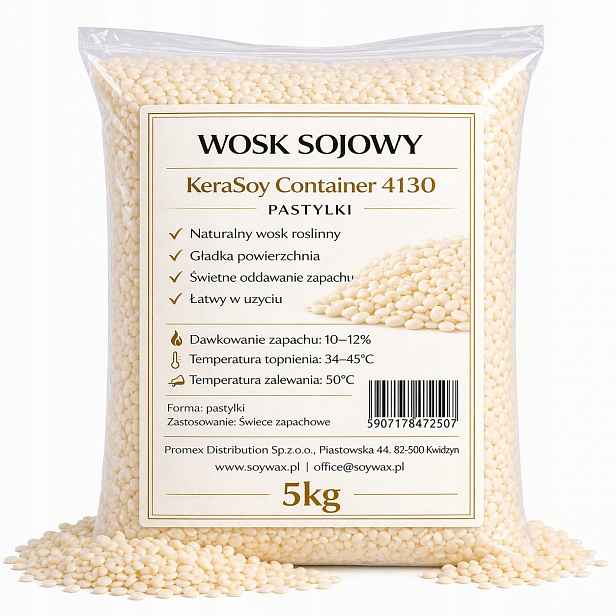 Vosk KeraSoy Container 4130 pastilky 5 kg