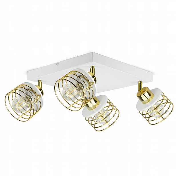 Lampa Stropní Svítidlo Lustr Glamour Zlatý Chrom Měď