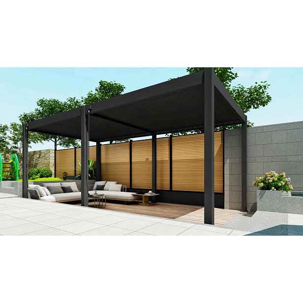 Bioklimatická pergola INTRO PLUS 6x3 m Rojaplast