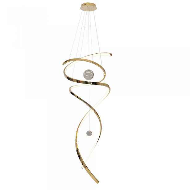 Závěsná lampa Ritz Zlatá Led 100 W P0427D MaxLight