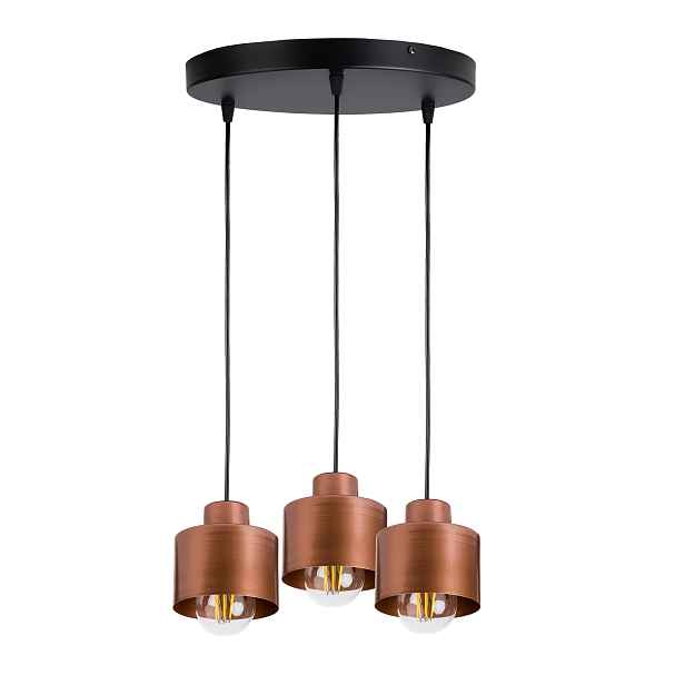 Závěsná lampa závěsný lustr strop loft hrnek měď