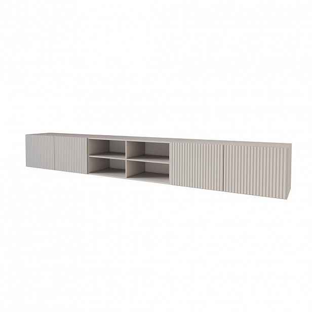 ALTDECOR NÍZKÁ komoda NOA-2-W 3x100x40x40 cm – kašmír