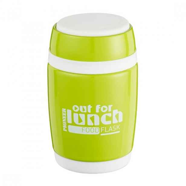 Termoizolační hrnek se lžičkou, nerezavějící ocel, 580 ml, "Pioneer",