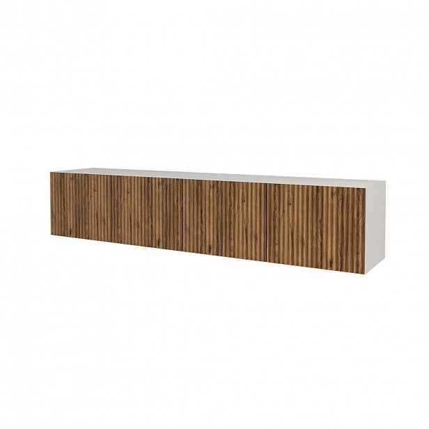 ALTDECOR NÍZKÁ komoda NOA-2-W 2x100x40x40 cm – bílá / Katania