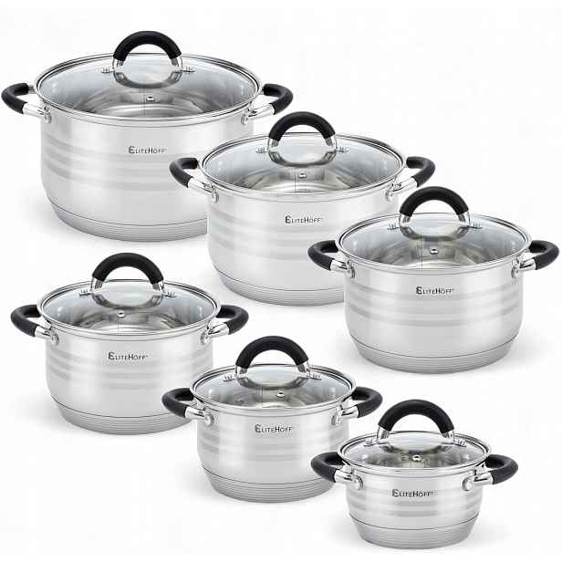 Sada Hrnců Premium Set Hrnců 12 El Elitehoff 4027