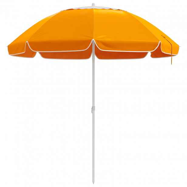 vidaXL Zahradní slunečník 240 cm 170T polyester Oranžová