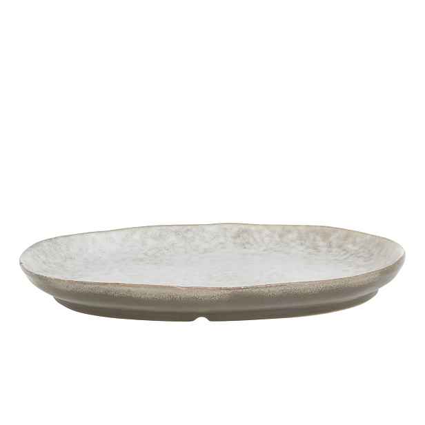 Béžovo-šedý rustikální podnos Valence Dusty Stone - 27*19*3 cm  Chic Antique
